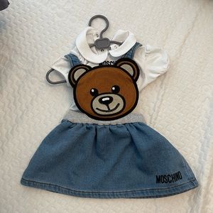 Moschino Baby Girl Bear Dress 6-9M